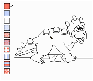 Color a Dinosaur - Screenshot - Gameplay Image
