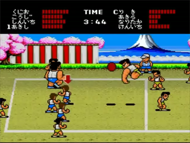Nekketsu Koukou Dodgeball Bu: PC Bangai-hen - Screenshot - Gameplay Image