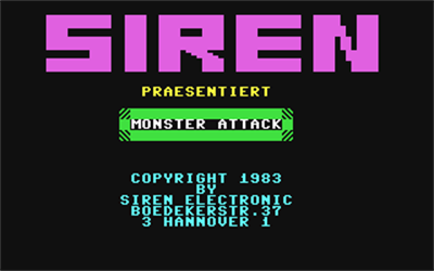 Monster Attack - Screenshot - Game Title Image