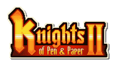 Knights of Pen & Paper II - Clear Logo Image