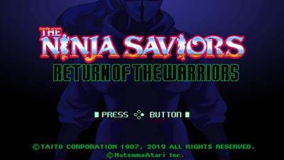 The Ninja Saviors: Return of The Warriors - Screenshot - Game Title Image
