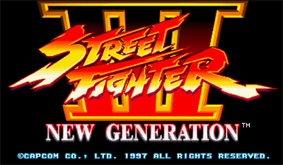 Street Fighter III: New Generation - Screenshot - Game Title Image