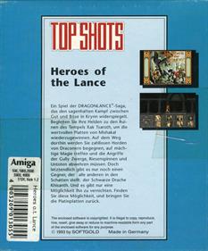 Heroes of the Lance - Box - Back Image