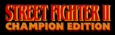 Street Fighter II': Champion Edition - Arcade - Marquee Image