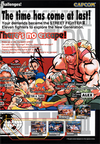 Street Fighter III: New Generation - Advertisement Flyer - Front Image