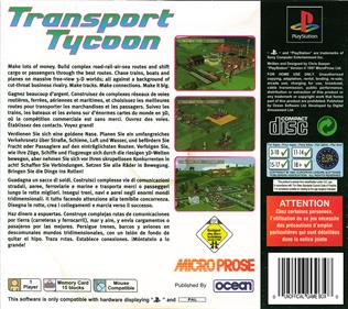 Transport Tycoon - Box - Back Image