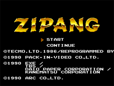 Zipang - Screenshot - Game Title Image