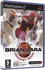 Brian Lara International Cricket 2005 - Box - 3D Image