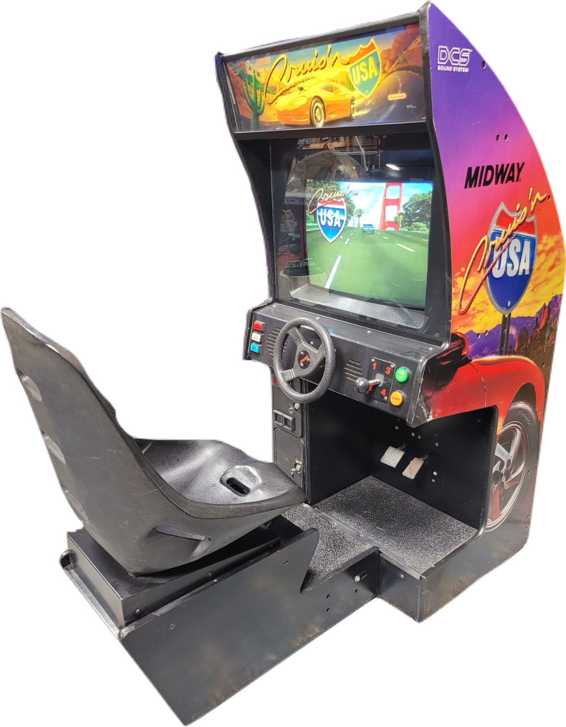 Cruis'n USA Arcade Cabinet