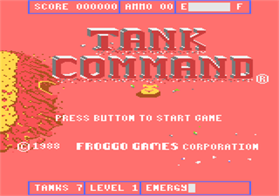 Tank Command - Screenshot - Game Title