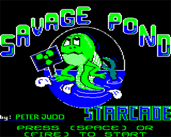 Savage Pond - Screenshot - Game Title Image