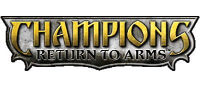 Champions: Return to Arms - Clear Logo Image