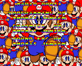 Mario Bros - Screenshot - Game Title Image