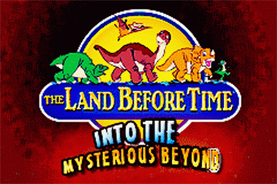 The Land Before Time: Into the Mysterious Beyond - Screenshot - Game Title Image