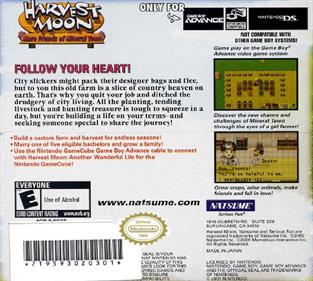 Harvest Moon: More Friends of Mineral Town - Box - Back - Reconstructed