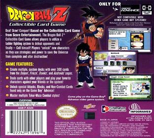Dragon Ball Z: Collectible Card Game - Box - Back Image