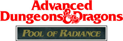 Advanced Dungeons & Dragons: Pool of Radiance - Clear Logo Image