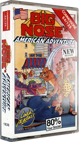 Big Nose's American Adventure - Box - 3D Image