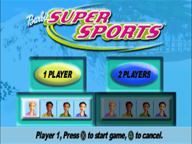 Barbie: Super Sports - Screenshot - Game Select Image