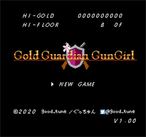 Gold Guardian Gun Girl - Screenshot - Game Title Image