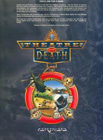 Theatre of Death - Advertisement Flyer - Front Image