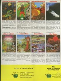 The Worm in Paradise - Advertisement Flyer - Front Image