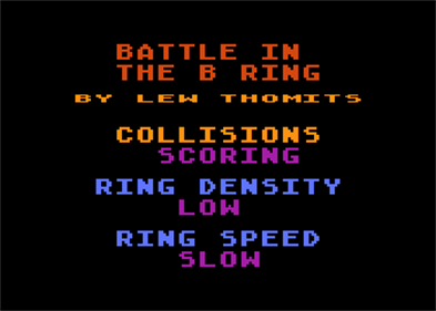 Battle in the B Ring - Screenshot - Game Title Image