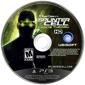 Tom Clancy's Splinter Cell: Chaos Theory HD - Fanart - Disc Image