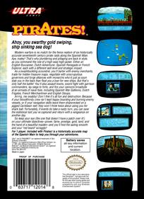 Pirates! - Box - Back Image