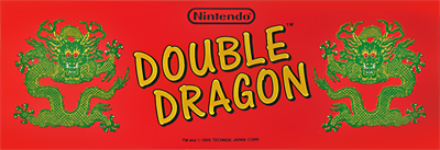 Double Dragon (PlayChoice-10) - Arcade - Marquee Image
