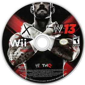 WWE '13 - Disc Image