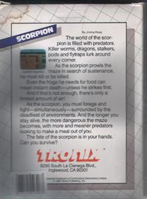 Scorpion (Tronix Publishing) - Box - Back Image