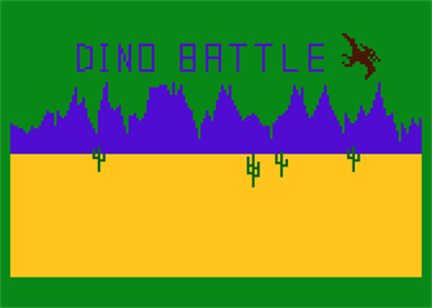 Dino Battle - Screenshot - Game Title Image