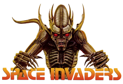 Space Invaders ...the pinball - Clear Logo Image