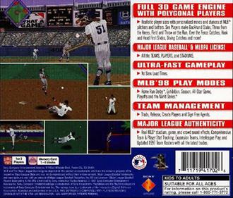 MLB 98 - Box - Back Image