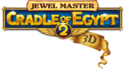 Jewel Master: Cradle of Egypt 2 3D - Clear Logo Image