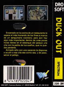 Duck Out! - Box - Back Image