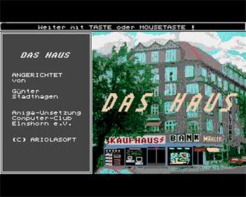 Das Haus - Screenshot - Game Title Image