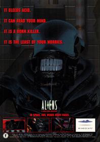 Aliens: A Comic Book Adventure - Advertisement Flyer - Front Image