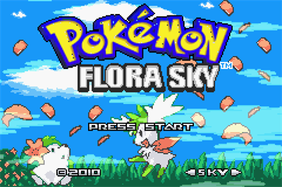 Pokémon Flora Sky - Screenshot - Game Title Image