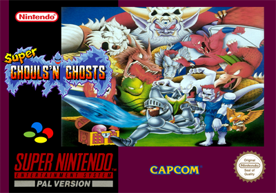 Super Ghouls 'n Ghosts - Fanart - Box - Front Image