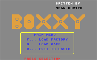 Boxxy - Screenshot - Game Title Image