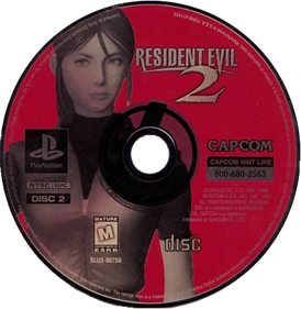 Resident Evil 2: Dual Shock Ver. - Disc Image