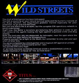 Wild Streets - Box - Back Image