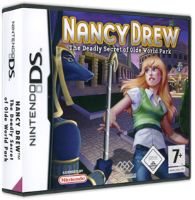 Nancy Drew: The Deadly Secret of Olde World Park - Box - 3D Image
