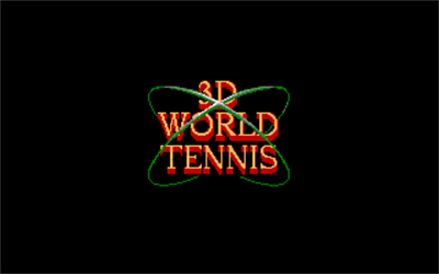 I Play: 3D Tennis - Screenshot - Game Title Image