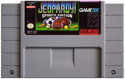 Jeopardy! Sports Edition - Fanart - Cart - Front Image