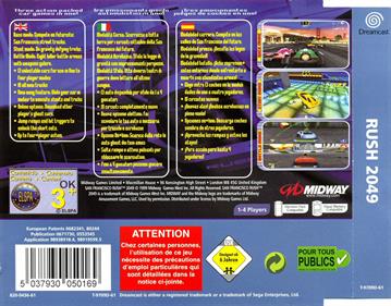 San Francisco Rush 2049 - Box - Back Image