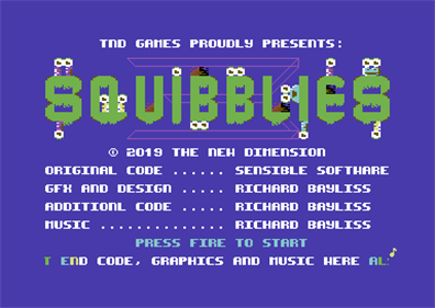 Squibblies 3: Mucus' Revenge - Screenshot - Game Title Image