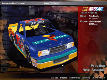 NASCAR Craftsman Truck Series Racing - Screenshot - Gameplay Image